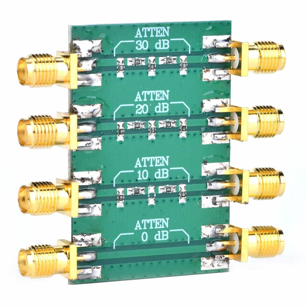 Attenuatore RF Fisso 50 Ohm SMA Femmina DC 4.0 GHz 200mW Attenuazione 10 20 30 dB