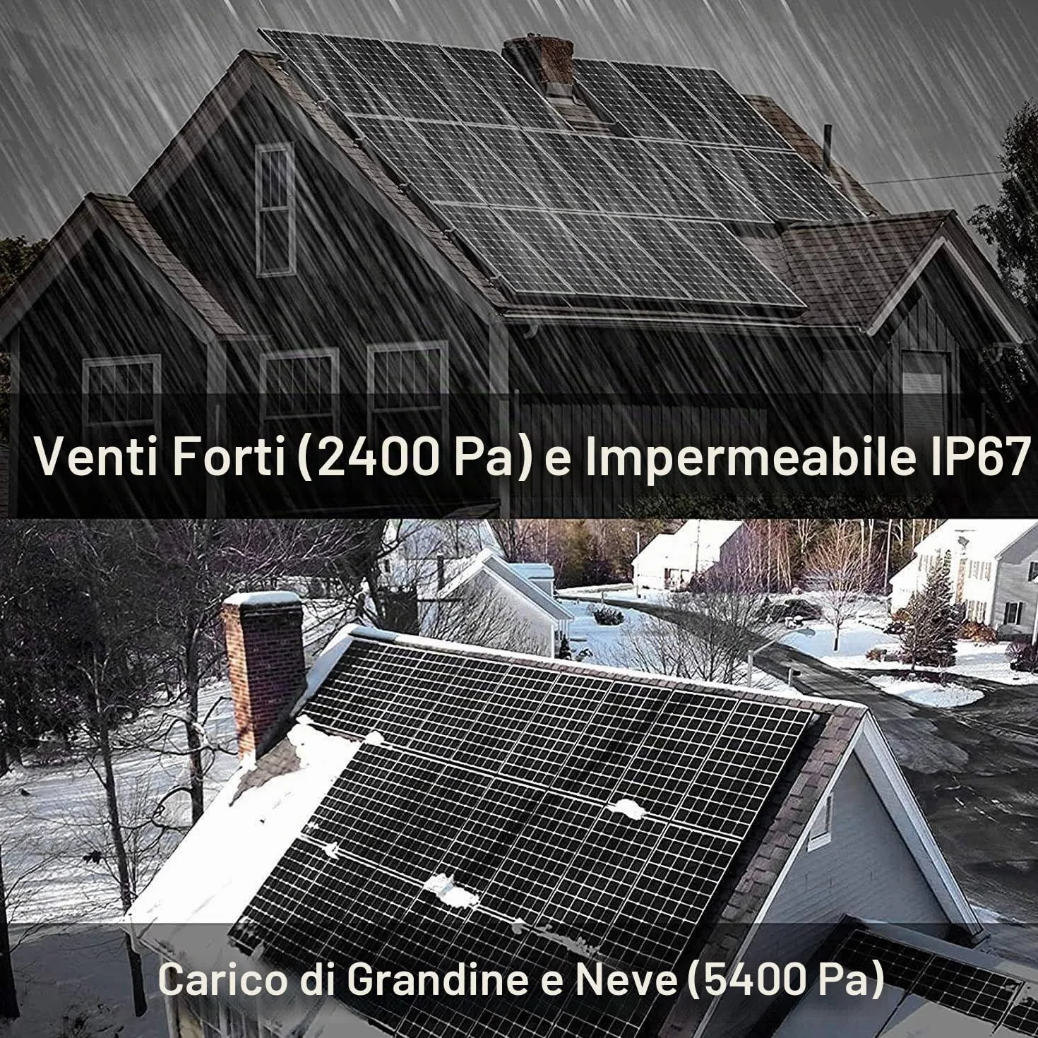 Pannello Solare Portatile Leggero Da 200 W/400 W/800 W, Pannello Solare Monocristallino Flessibile, Kit Pannello Solare, Alta Efficienza, Ultraleggero, Portatile,400W