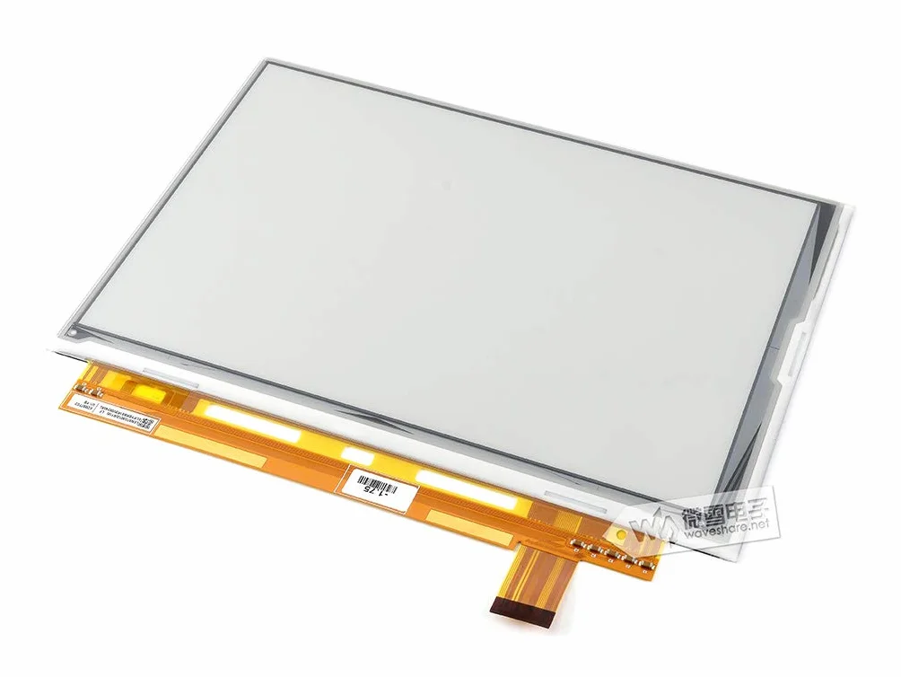 Display Raw E-Ink da 9,7 pollici compatibile con schede Raspberry Pi Series Risoluzione 1200x825 con porta parallela senza PCB Supporta aggiornamento parziale
