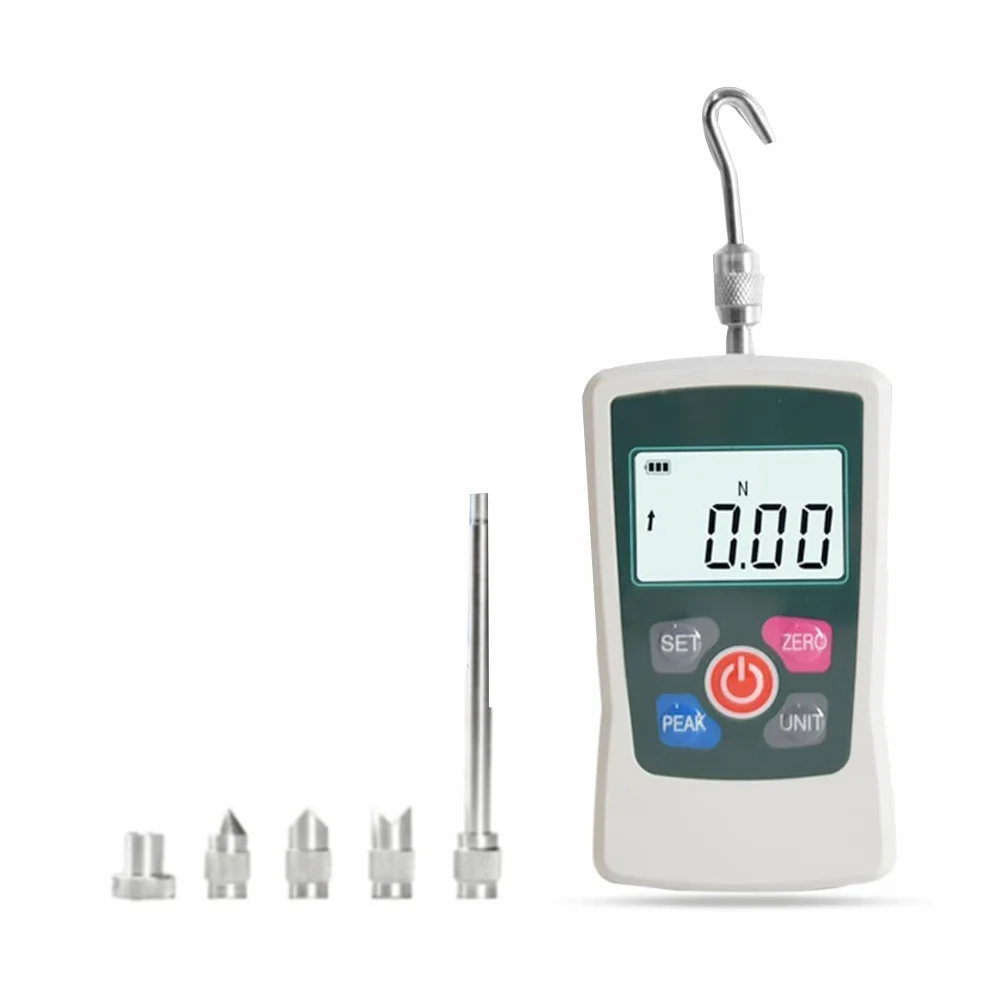 Piccolo Misuratore di Forza Digitale Push-Pull Dinamometro Portatile Misuratore di Trazione ZMF-2-500N Tester di Trazione per Chilogrammi