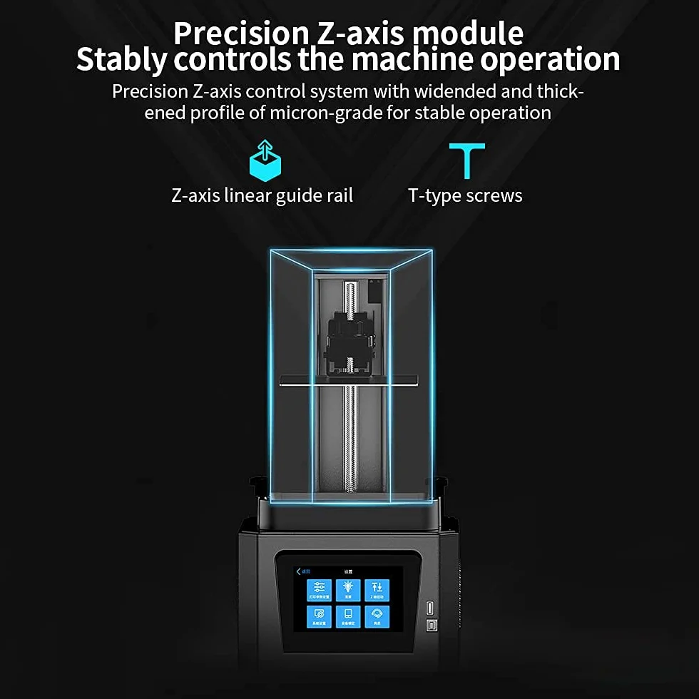 Creality Stampante 3D in resina HALOT-ONE ad alta precisione con sorgente luminosa integrata, nucleo forte e slicing, sistema di filtraggio ai carboni attivi con doppio raffreddamento (CL-60)