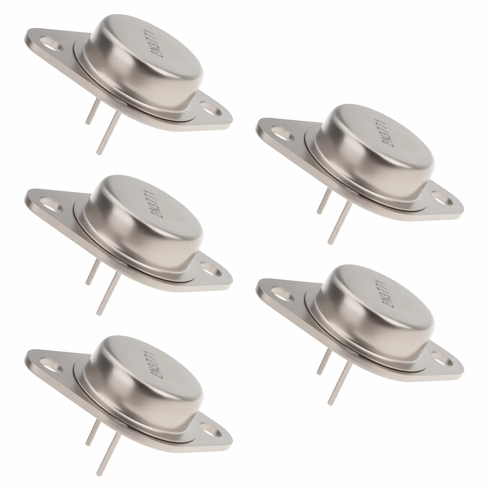 EMSea 5 Pezzi 2N3771 NPN Transistor Di Potenza Al Silicio 40V 30A TO-3