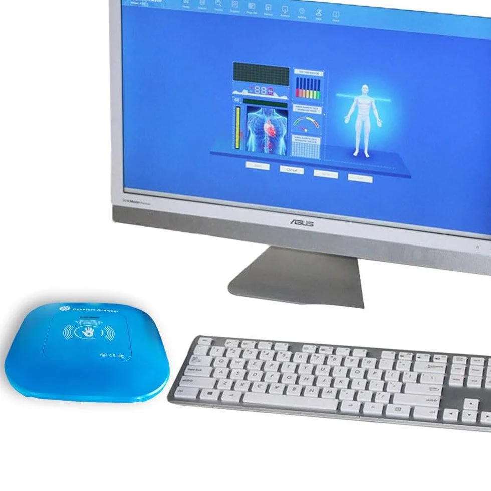 Qantum Analyzer - 52 Reports, Quantum Magnetic Resonance Analyzer, Hand Touch Quantum Body Analyzer for Sub-Health Test, Multi Language, Sub-health Body Detector for Travel Home