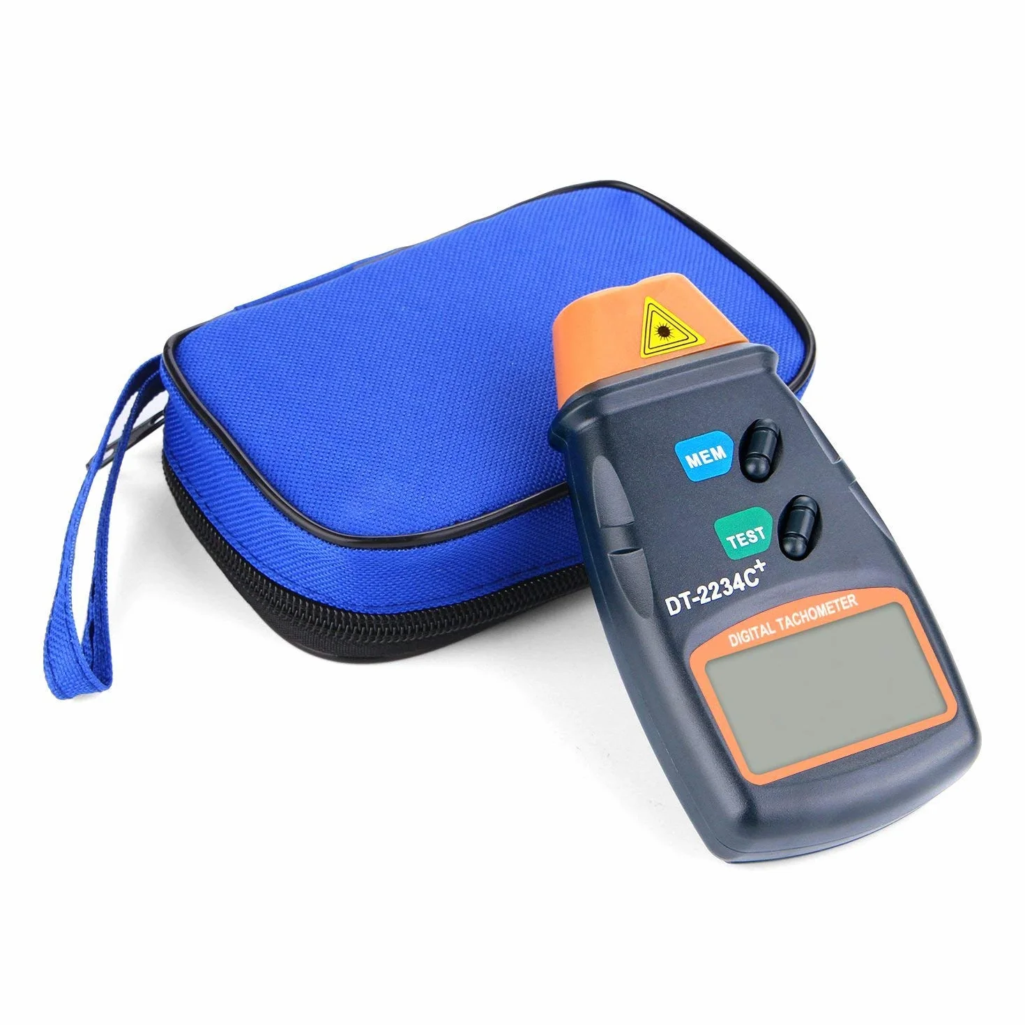 QUMOX Calibro di velocità del Motore del Tester del tachimetro di RPM del tachimetro della Foto dell'affissione a Cristalli liquidi del Contatto di Digital del Contatto
