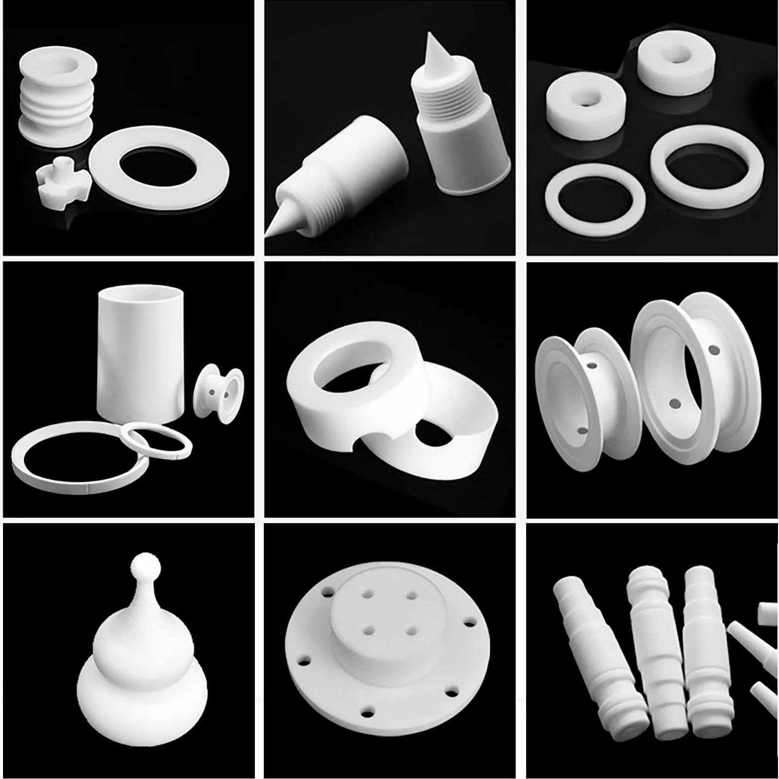 Barra in PTFE e Teflon 100 cm diametro 1-4 mm antiaderente resistente agli agenti chimici 5 pz