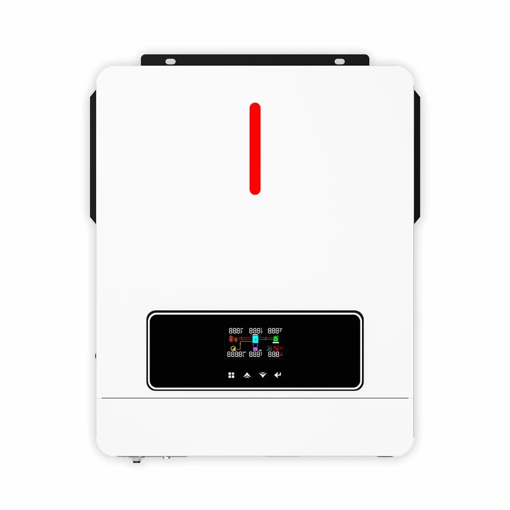 Y&H Inverter solare ibrido da 6,2 KW On/Off-Grid, 48 V AC220 V, due uscite di carico MPPT 120 A, caricatore solare Max PV, potenza 6500 W, input con comunicazione WiFi