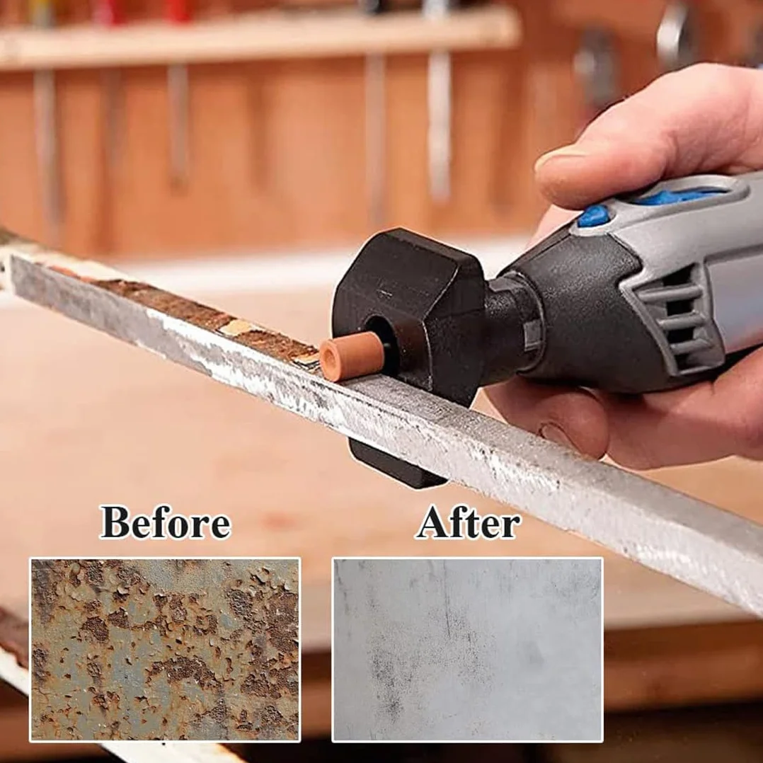 Set di 30 accessori per mole per utensili rotanti, Punte abrasive in corindone, Per avvitatore a batteria, Inserti abrasivi per utensili rotativi Dremel, Per smerigliare e affilare il metallo