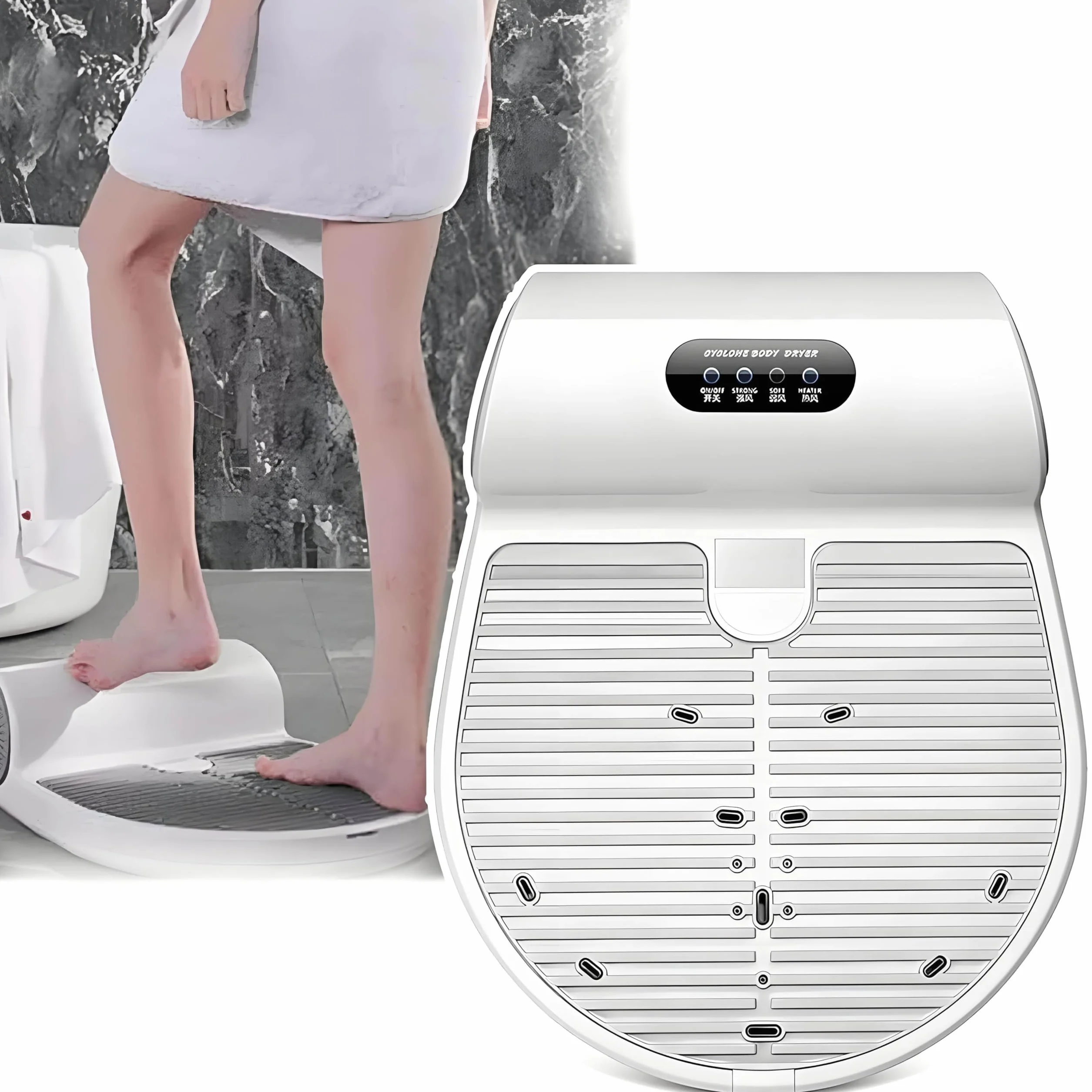 Essiccatore per il corpo, aria calda e naturale, asciugatrice per animali domestici e umani per bagno, centro sportivo, uso in palestra