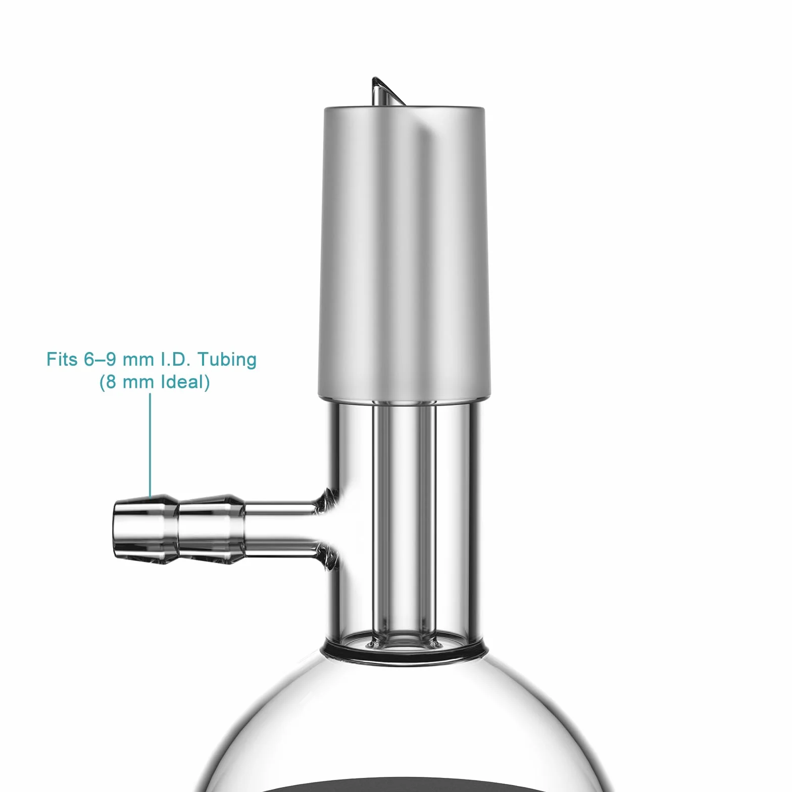 StonyLab Vetro Borosilicato Imbuto Filtrante Buchner con Fritta Grossolana (G1), Buchner Funnel con Diametro Interno 113mm, Profondità 110 mm, con Giunto 24/40 e Tubazione Dentata sotto Vuoto, 1000ml