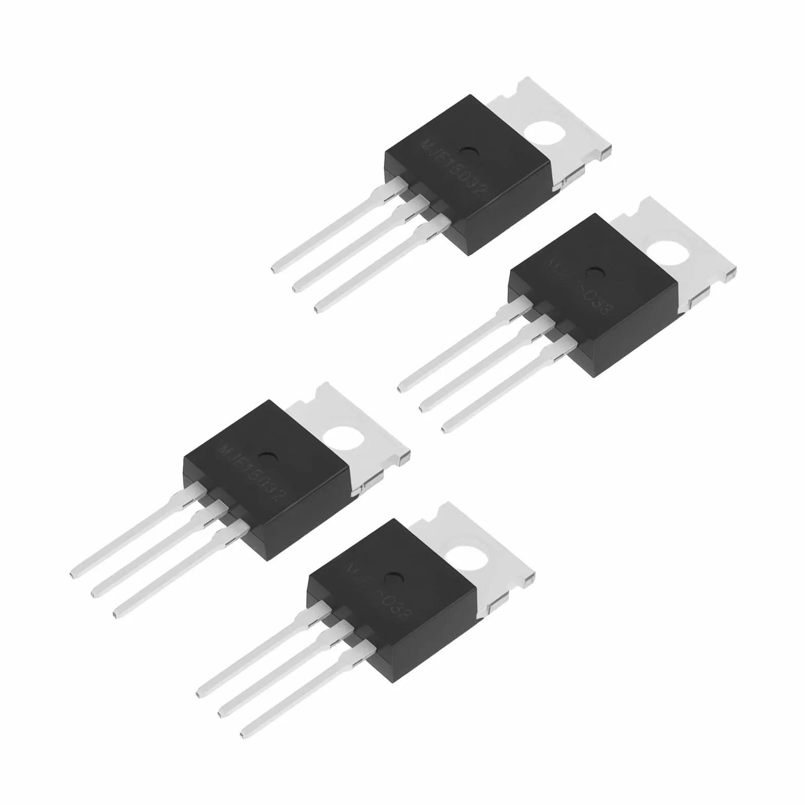 The Lord of the Tools 2 Paia Di Transistor Audio MJE15032G MJE15033G TO-220 8A 250V 50W NPN PNP 3 Pin Nero