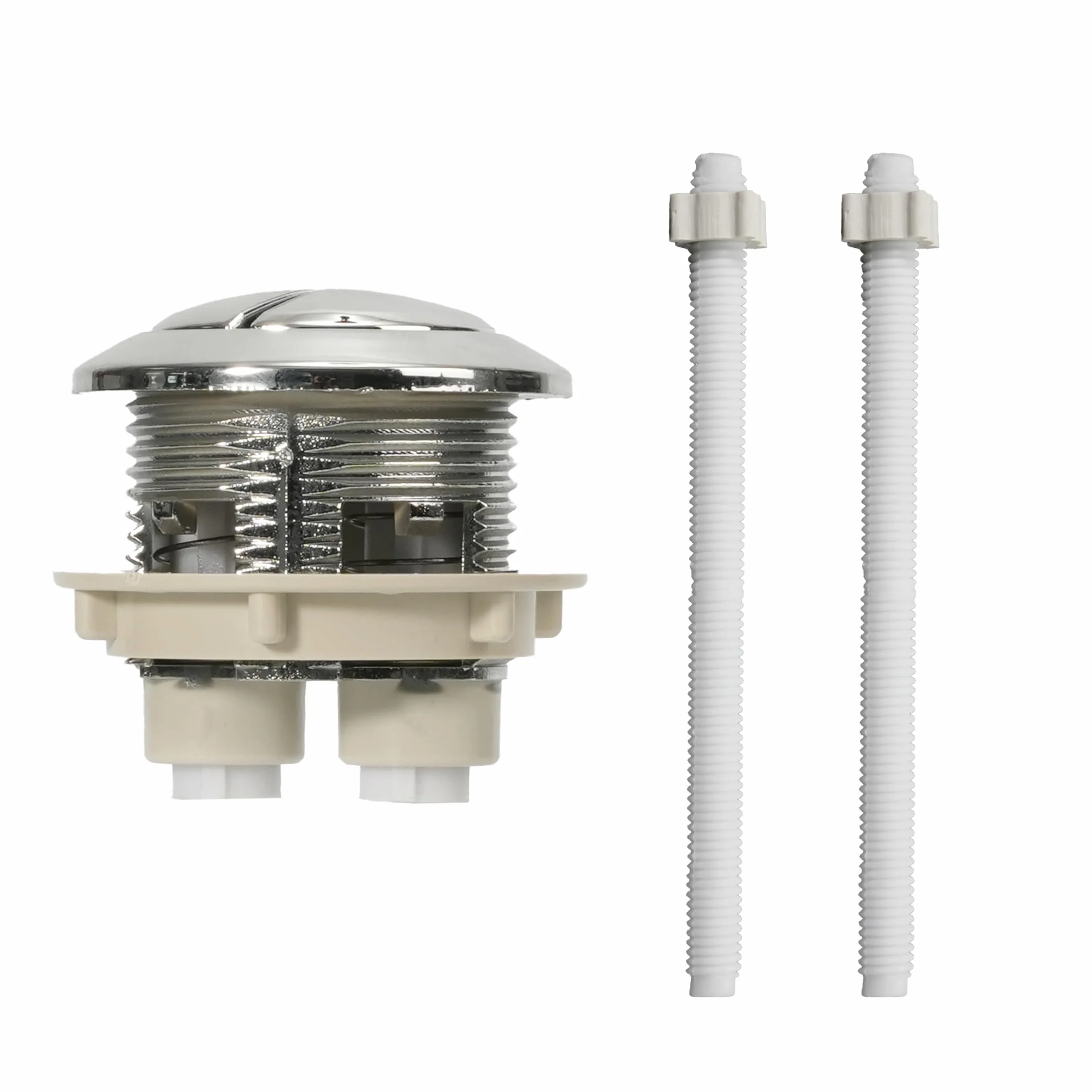 Pulsante Universale per Scarico WC 40 mm, Doppio Scarico, Diametro 37-44 mm