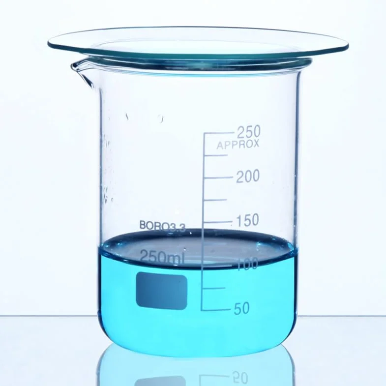 Copertura per Becher in Materiale Sintetico 10 Pezzi, per Esperimenti Chimici e Uso in Aula, Funziona come Evaporatore e Contenitore