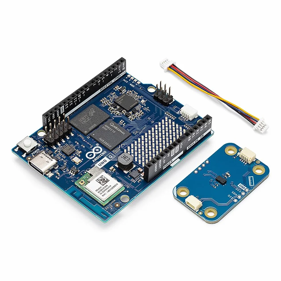 Arduino® UNO™ Q 4GB Modulino® Distance Bundle: Rilevamento Ostacoli e Prossimità TOF