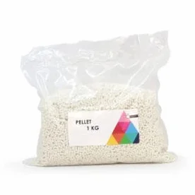 Pellet PLA per Stampa 3D Marca Smartfil Colore Naturale 1 Kg Termoplastico Granulato