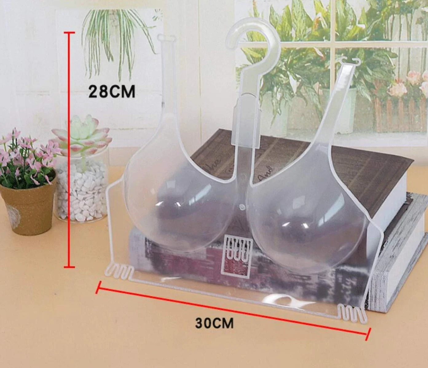 5 pz appendiabiti anti-deformazione per reggiseni, espositore per negozio di abbigliamento, manichini, lingerie, manichini, biancheria intima (trasparente)