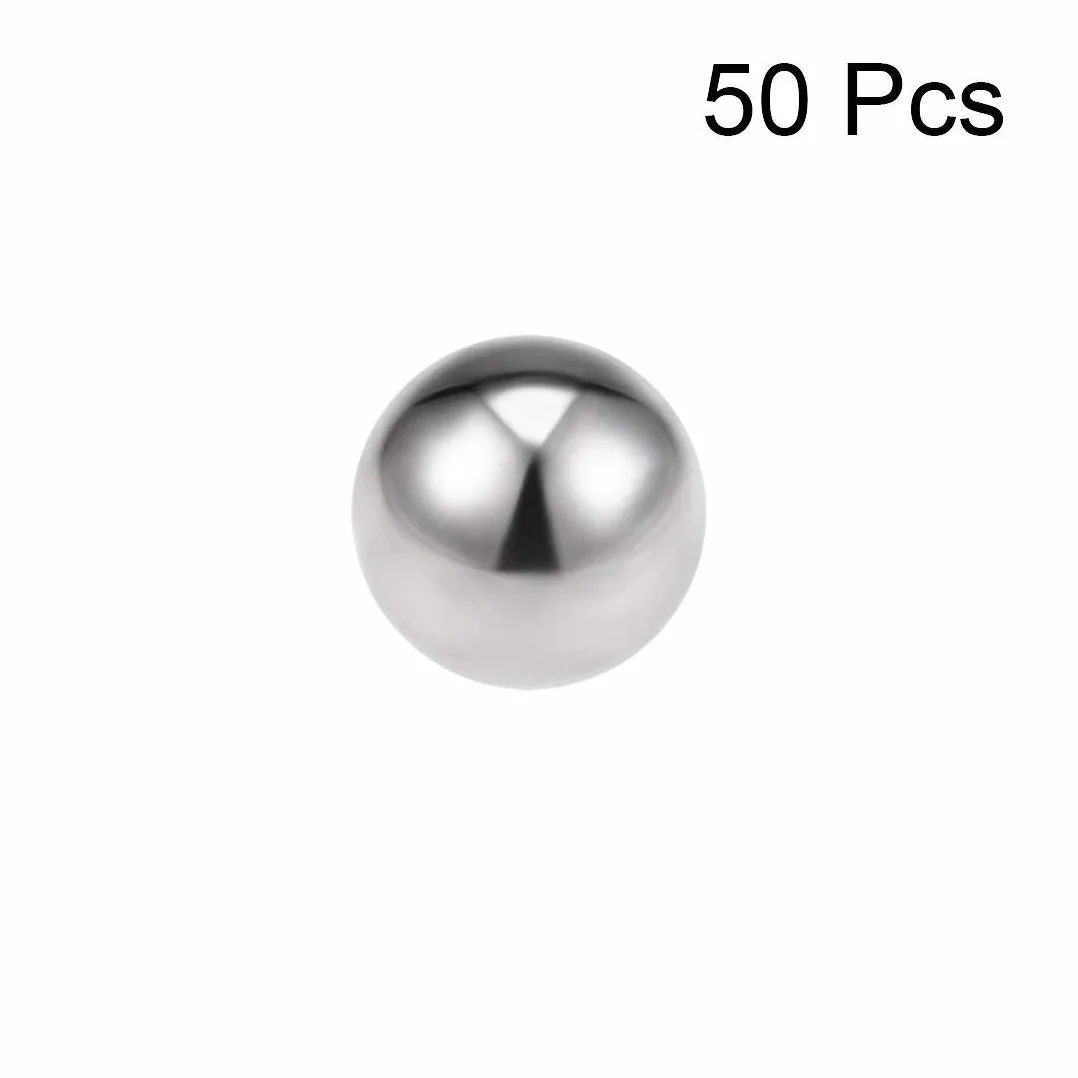 PATIKIL 1/4" Sfere Precisione Acciaio 440C Inox G25 50pz Cuscinetto Sfere Metalliche