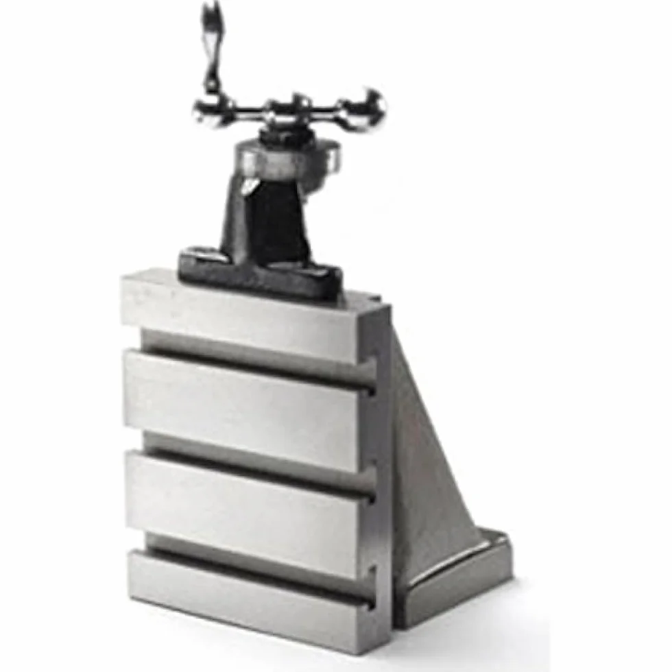 Tornio Fresatura Slitta Verticale 100 x 125 mm & 2" - 50 mm Morsa Autocentrante Base Fissa Per Soluzione di Fresatura Istantanea su Torni I Nuova Morsa Scorrevole
