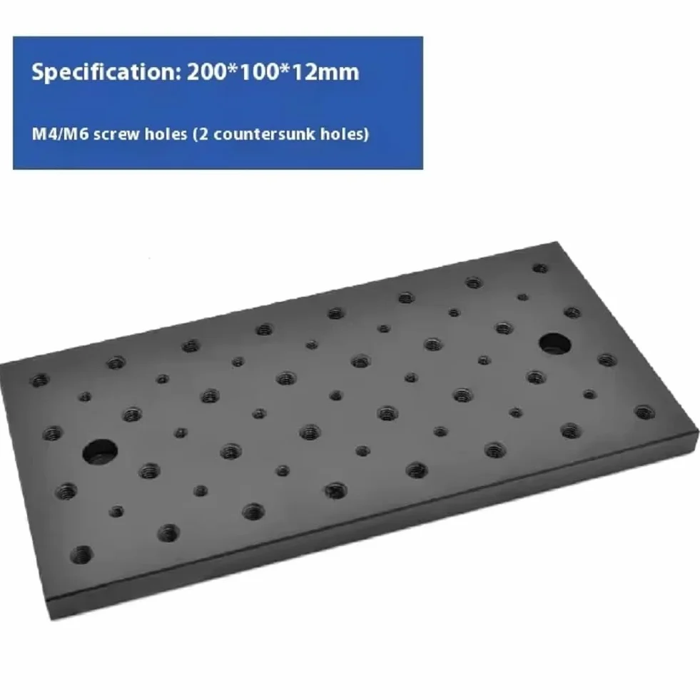 Piastra Ottica Piana Filettata M4M6, Piattaforma di Sperimentale per L'Isolamento dalle Vibrazioni, Breadboard A d'Ape