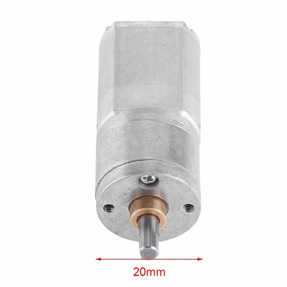 Motoriduttore DC 12V 15~200 RPM 20mm 100RPM Akozon