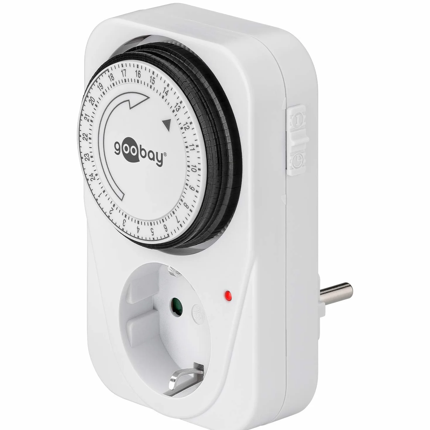 Goobay 51276 Temporizzatore elettrico analogico per presa controllo dispositivi