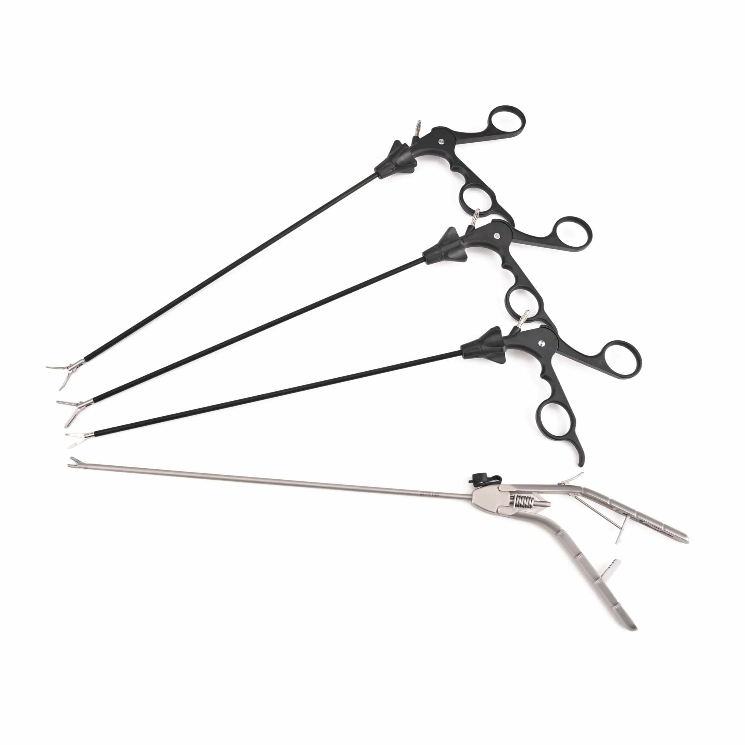 Pinze laparoscopiche Endotrainer Grasper Maryland Forbici porta aghi laparoscopico per allenamento endotrainer (4 pezzi) (tipo A) (tipo Gun)