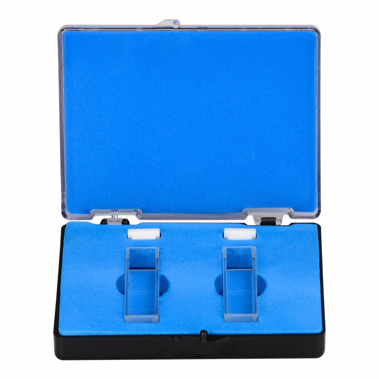 StonyLab Cuvette Quarzo Spettrofotometriche 10 mm 45 mm 3,5 ml 2-Pack
