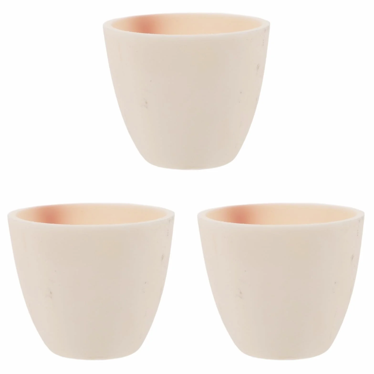 iplusmile Crogiolo in ceramica accessori da laboratorio 4,80 x 4,80 x 12,00 cm tazza da laboratorio in ceramica per analisi di laboratorio e crogiolo applicazione