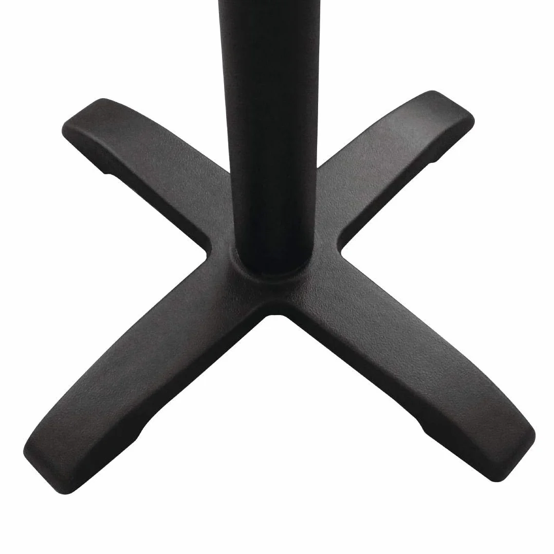 Bolero CE154 gamba tavolo base in ghisa, nero