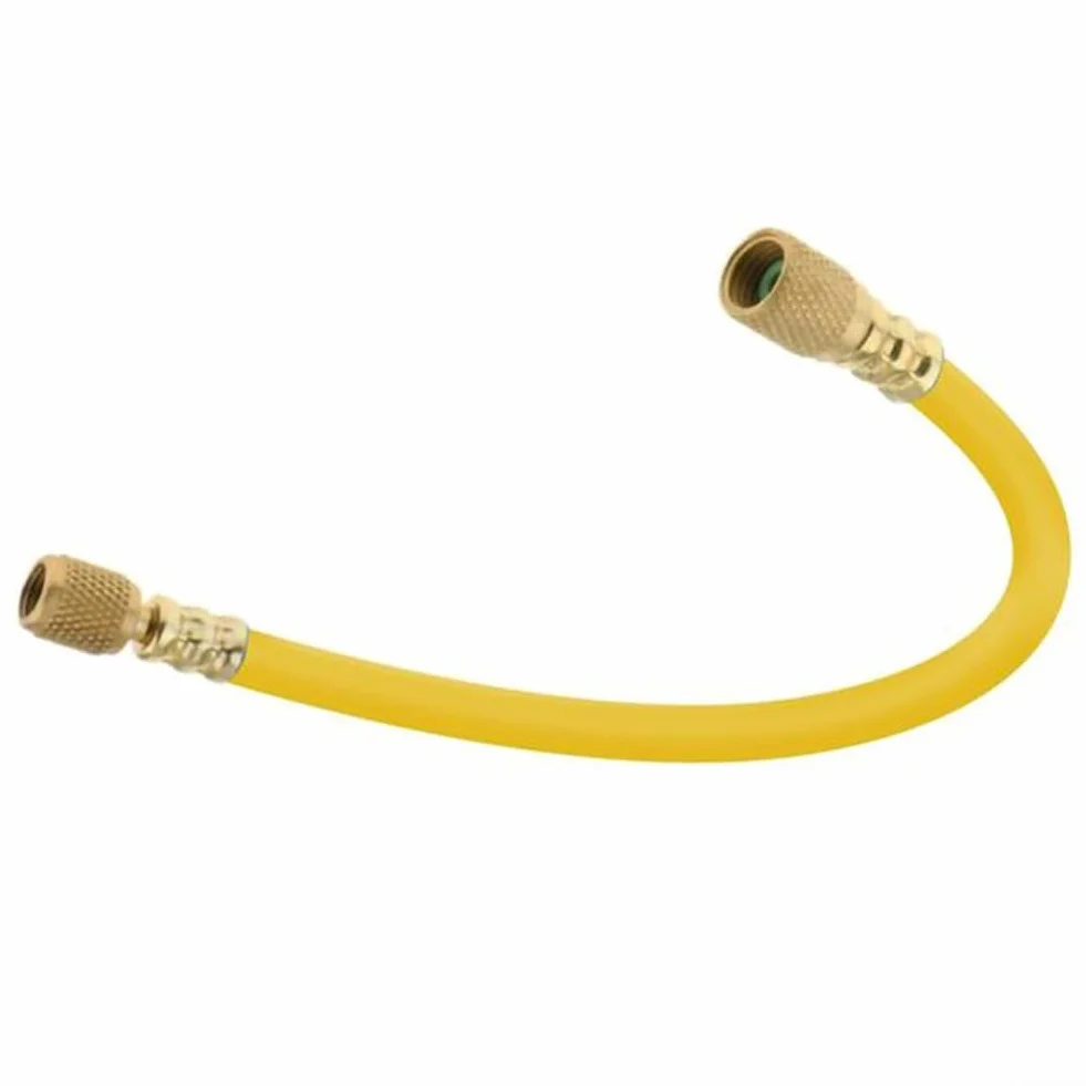 Tubo di misurazione del refrigerante, Tubo di carica R134A da 25 cm Tubo di carica del refrigerante Indicatore di tubo Kit di strumenti per fluoruro Ricambi auto per automobili Veicoli