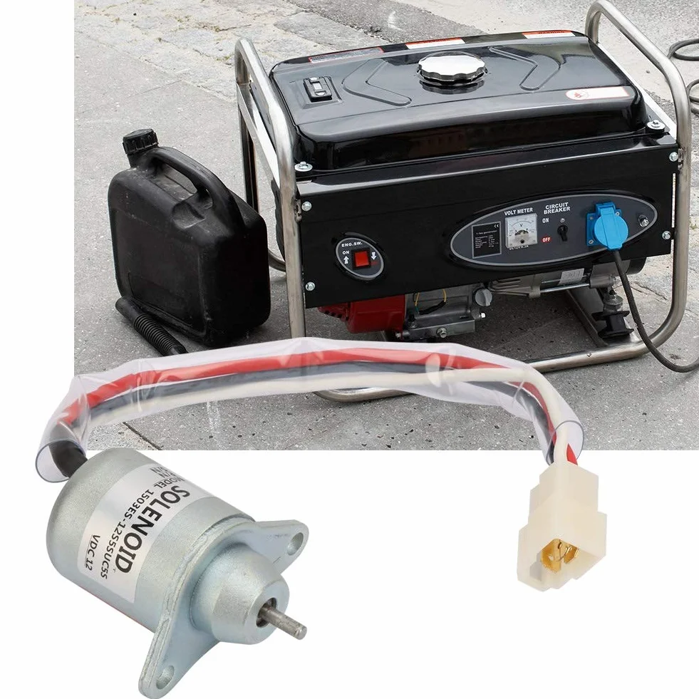 Solenoide - Motore diesel 12 V Interruttore di arresto Kit di sostituzione valvola solenoide 1503ES-12S5SUC5S