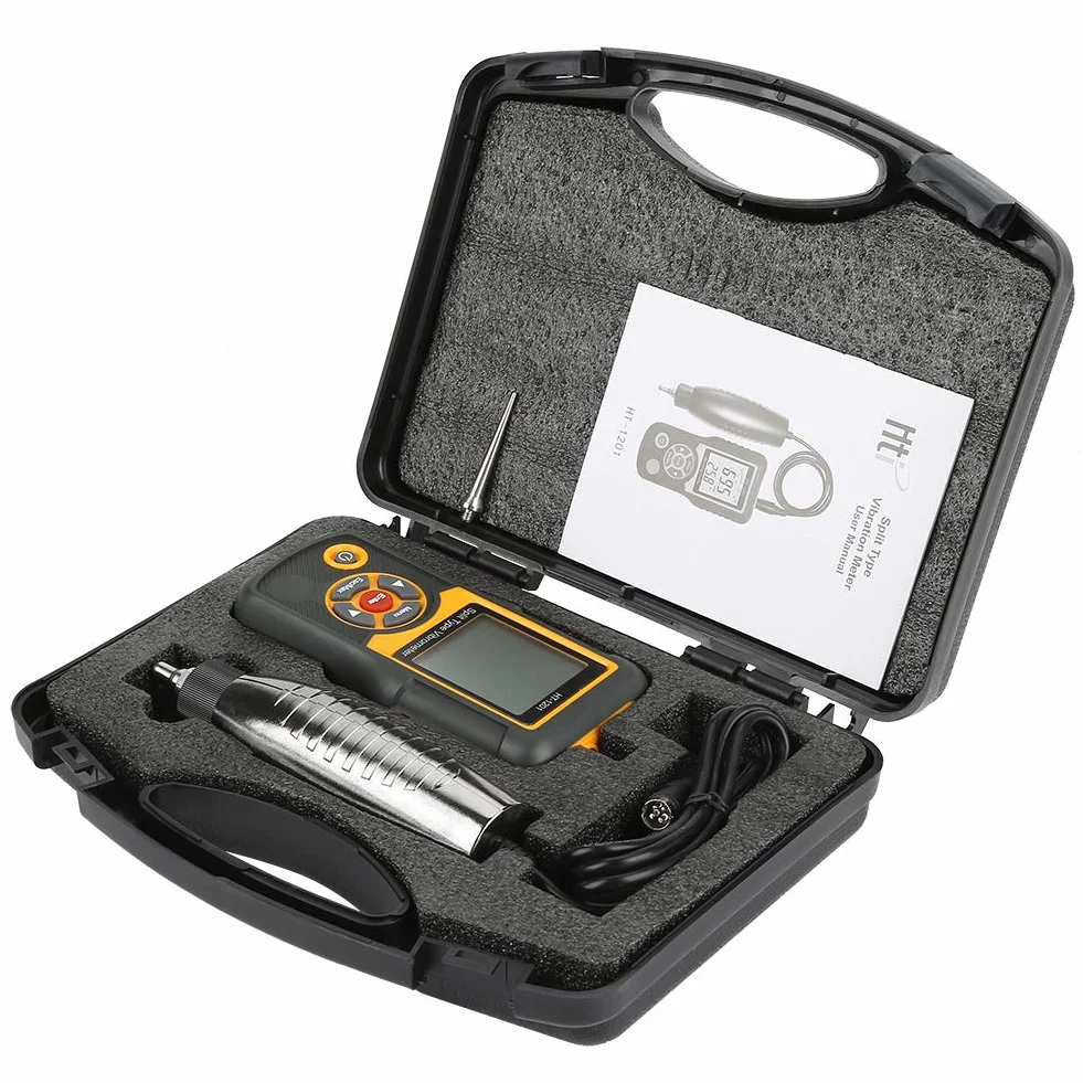 aqxreight Digital Split Tipo Vibration Meter Tester Acceleration Sensor per Misurazioni Accurate in Vari Settori