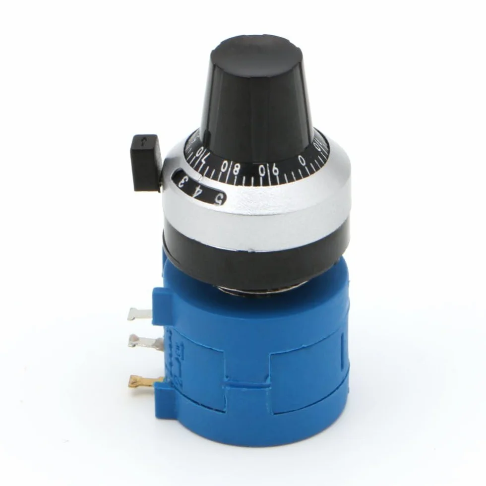 TopHomer 3590S-2-102L potenziometro filo avvolto multigiro 1K Ohm 10 giri resistore lineare regolabile con manopola