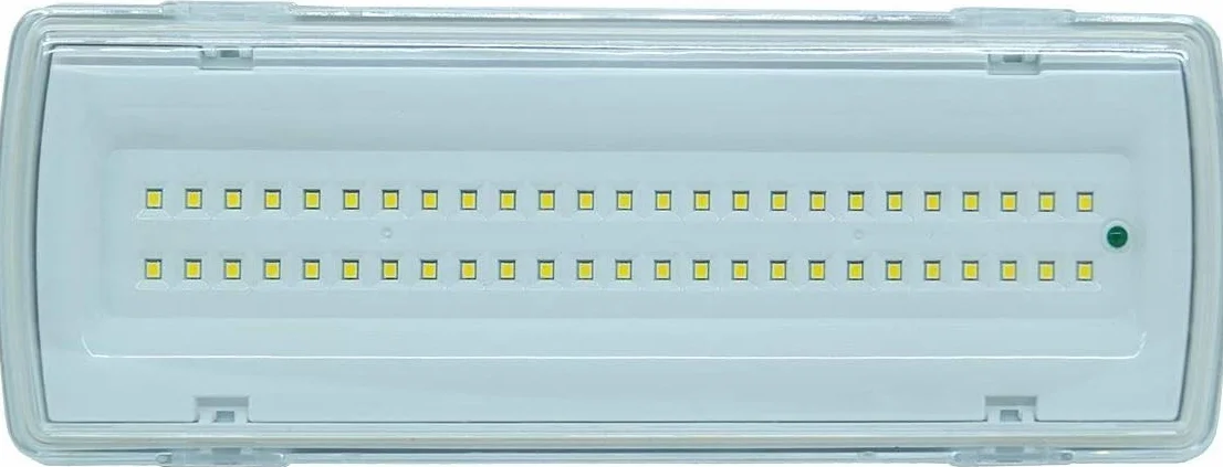 4X Lampada Di Emergenza Con 50 Led 91062 Completa Di Incasso E Batteria Luce Bianca