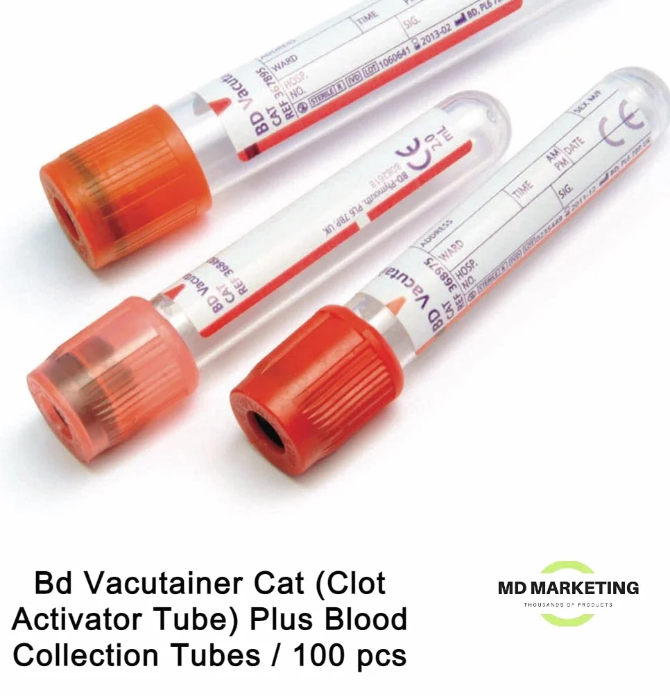 CAT Plus Blood Collection Tubes, 10 ml, confezione da 100