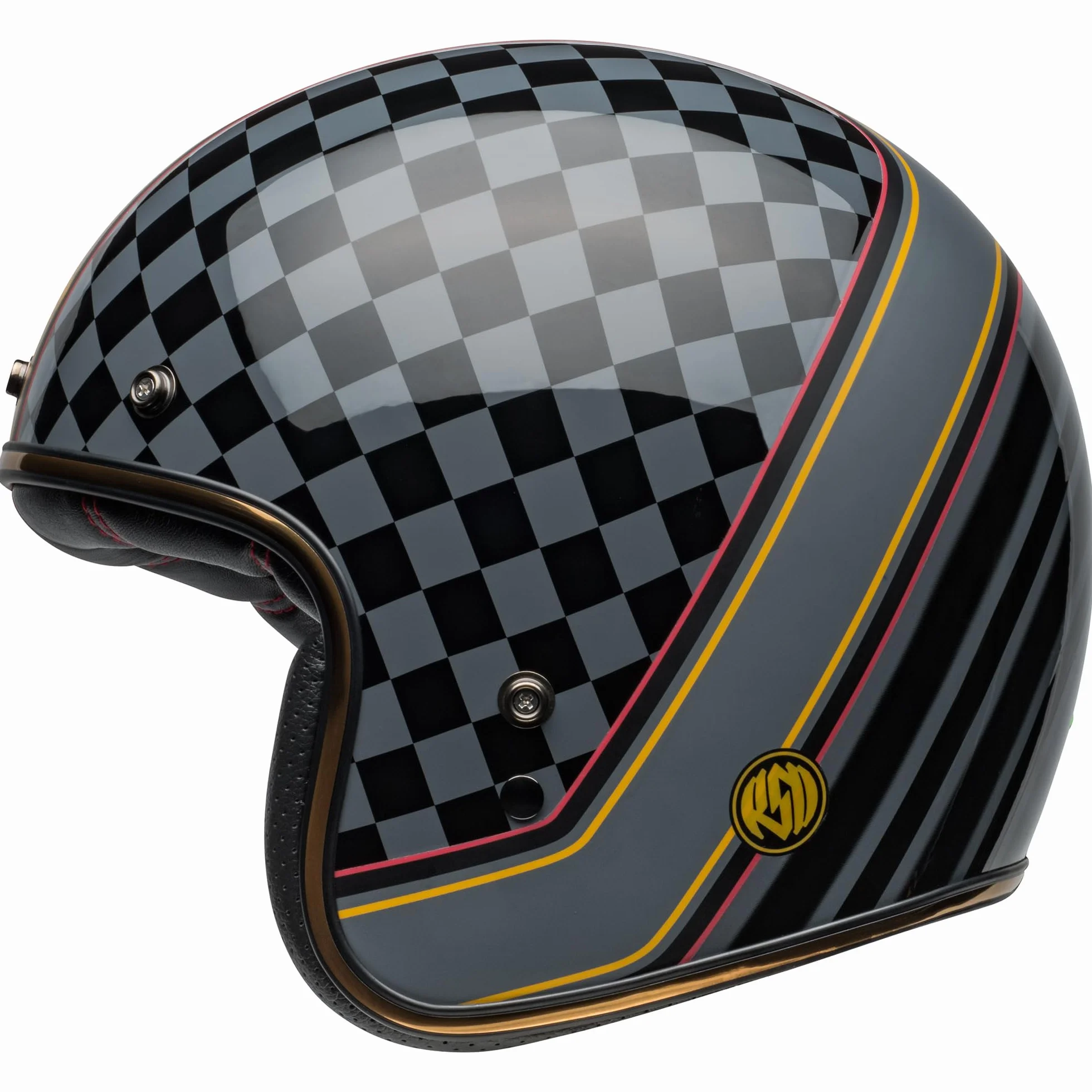 HELMET BELL CUSTOM 500 ECE6 RSD WRKRS MATTE/GLOSS BLACK/GOLD M