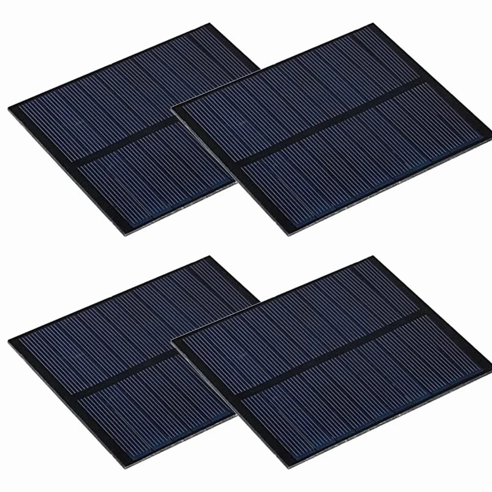 Mini celle solari per progetti fai da te quattro pannelli a 5V e 230mA corrente di uscita