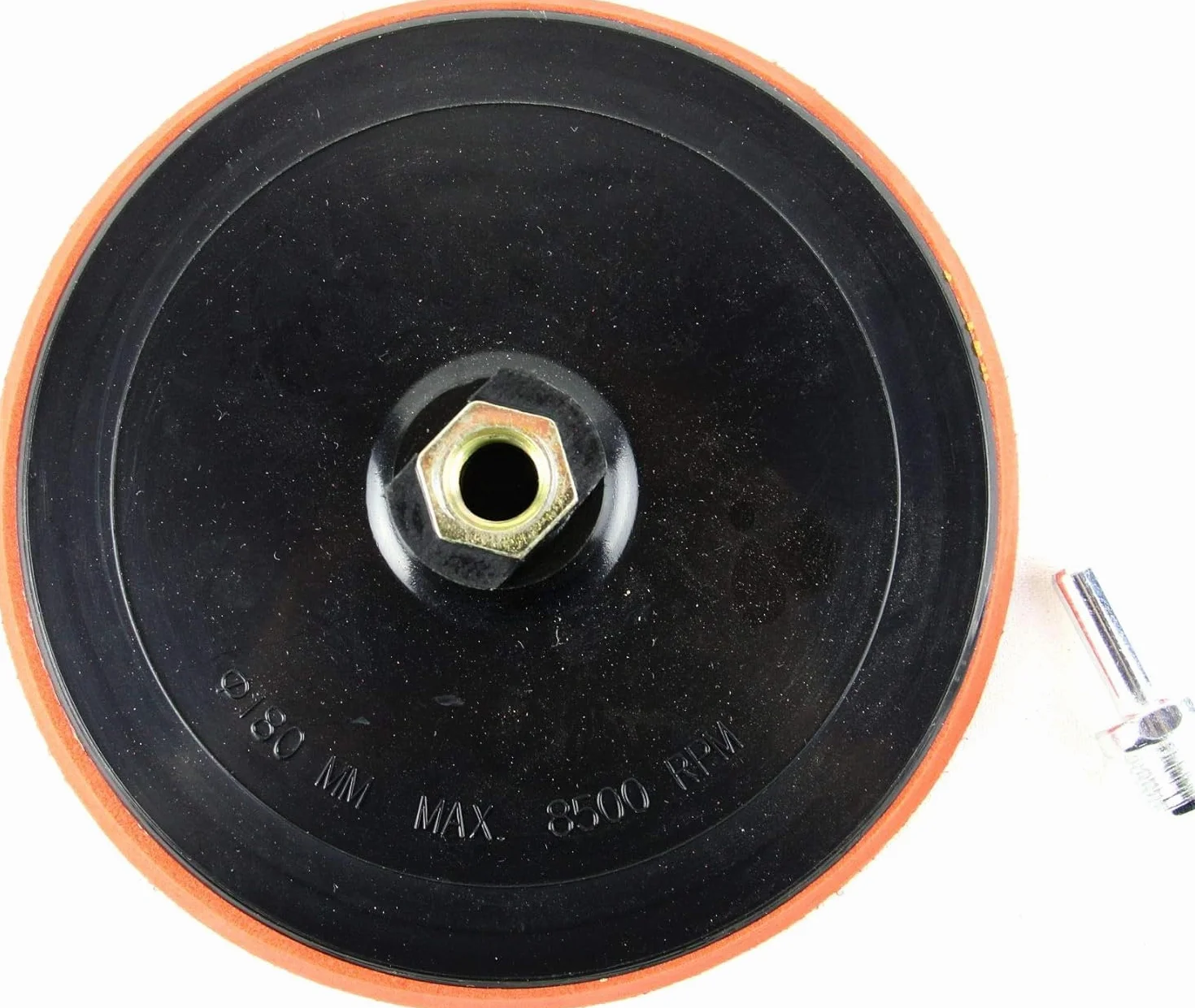 Terryshop74® Platorello per Smerigliatrice Angolare 180 mm – a strappo– Attacco Centrale Ø45 mm con Dado M12 – Supporto Professionale per Dischi Abrasivi