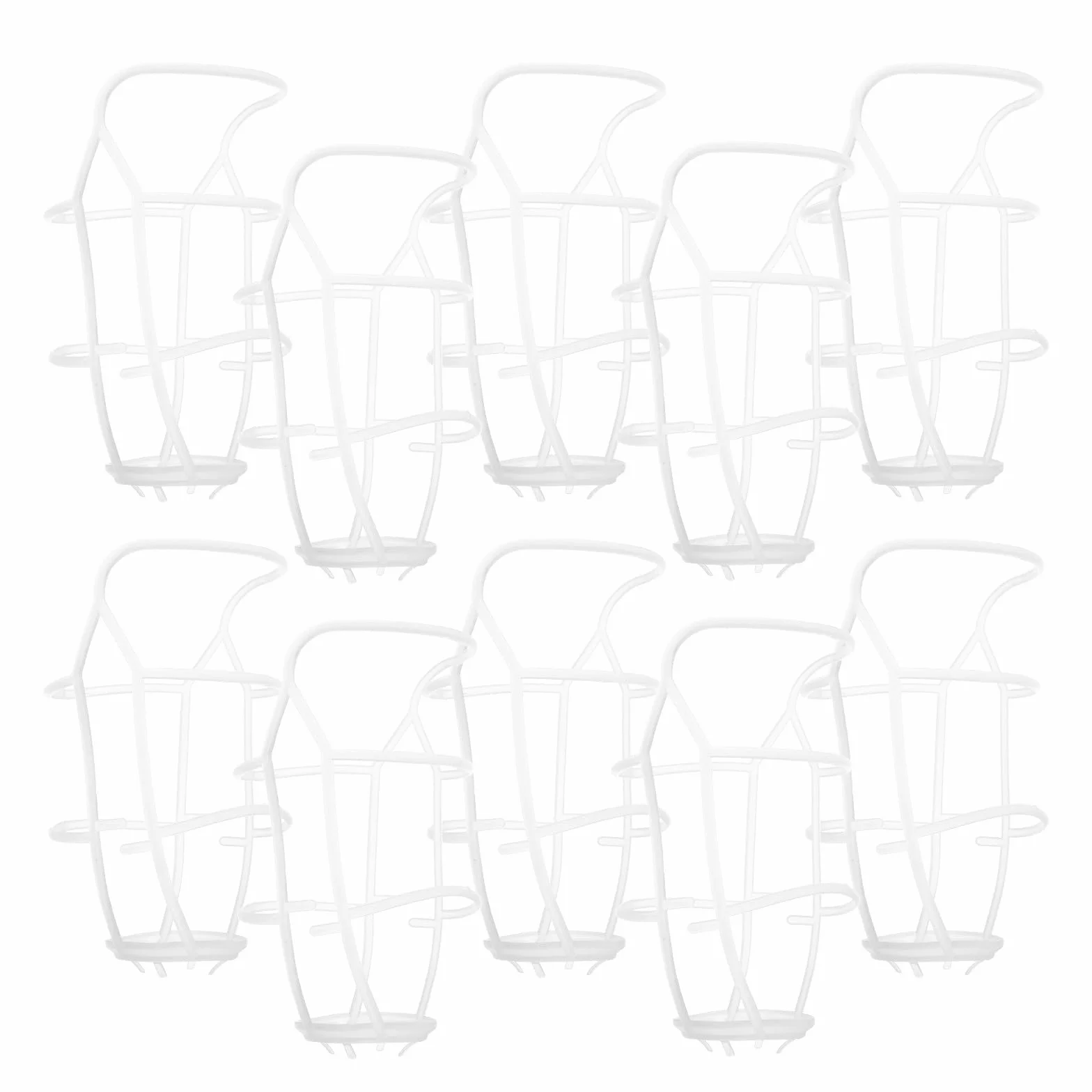 Porta Flaconi di Soluzione Salina 500Ml, Retine in Plastica Riutilizzabili Set 20 Pezzi, Rete Protettiva per Bottiglie Copertura Antigoccia per Uso Medico