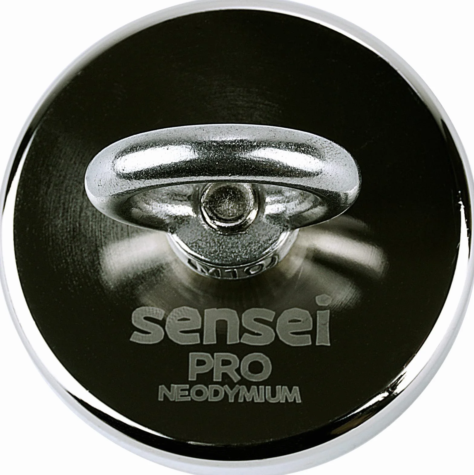 SENSEI Magnete al Neodimio 300 kg 80 mm Calamita Potente con Dado ad Occhiello per Pesca Magnetica e Sollevamento