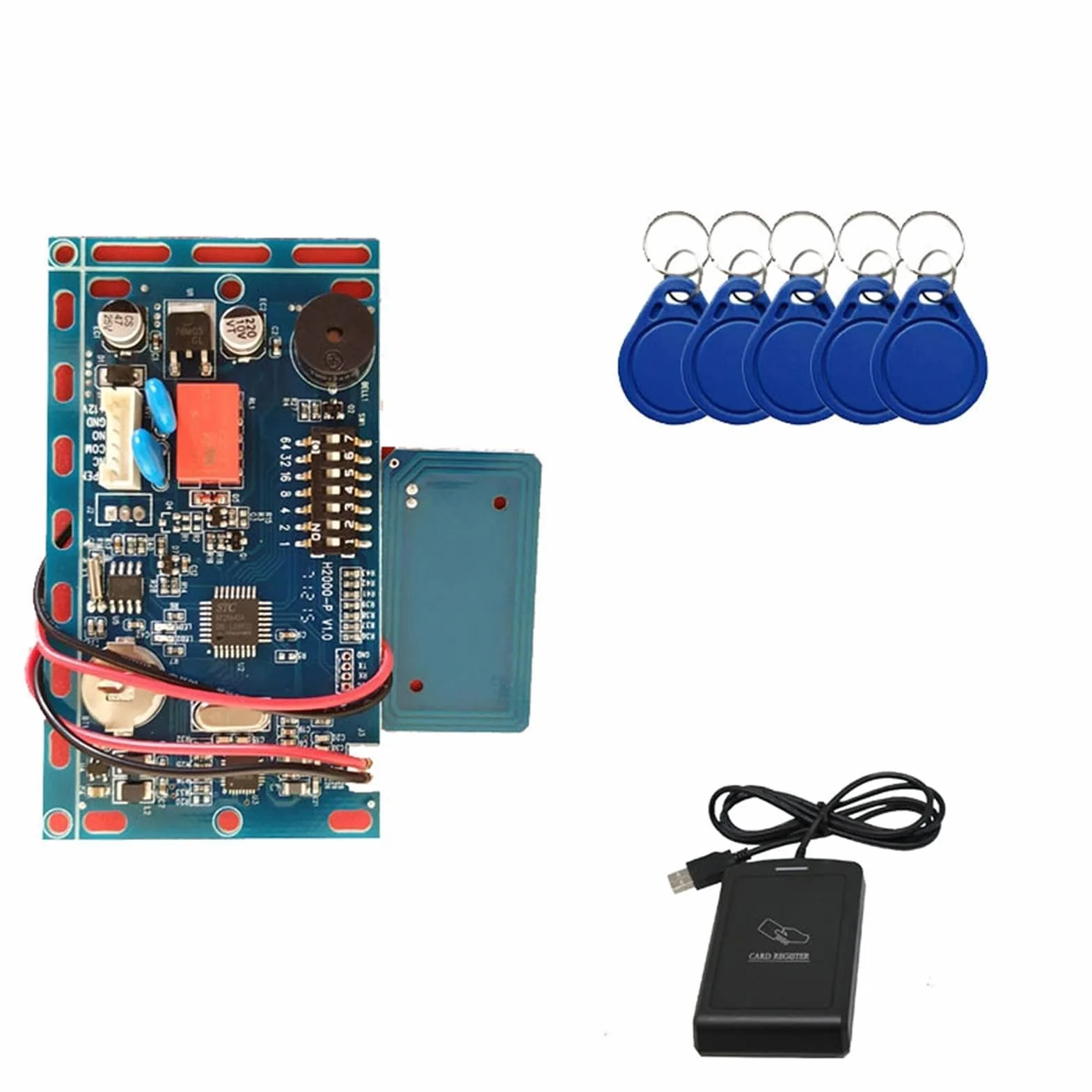 Kit apricancello automatico RFID. porta IC incorporato Access Control può limitata peirod o utente volte citofono di controllo di accesso di controllo di accesso Offline tempo(1 module and reader)