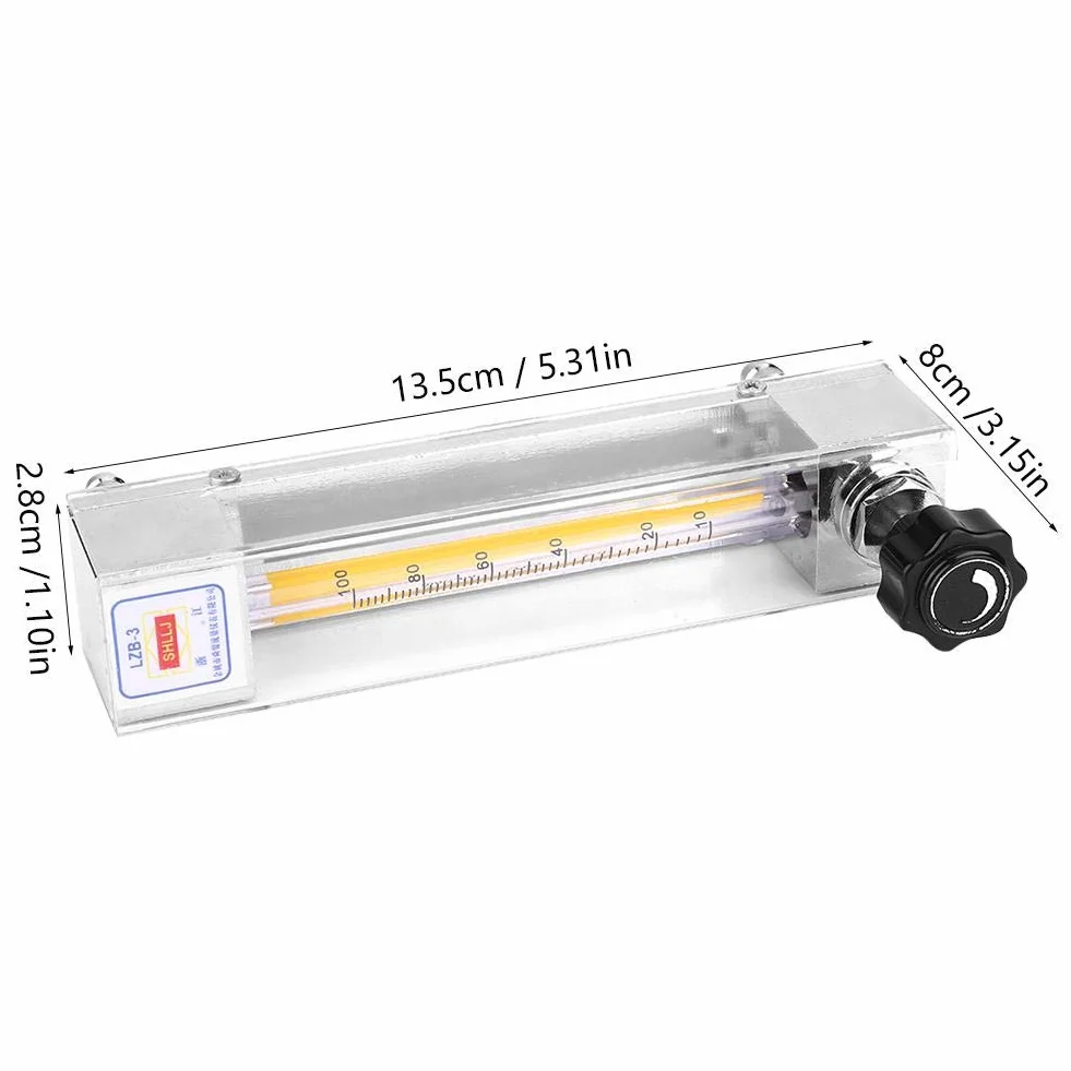 Flussometro per liquidi LZB-3 10-100 ml/min Alta precisione