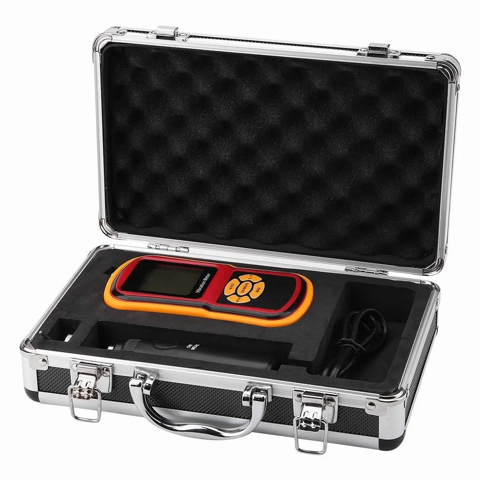 Mini Misuratore di Vibrazioni Digitale con Display LCD con Sonde S e L, per Orologi Meccanici, Motori, Ventole e Cuscinetti