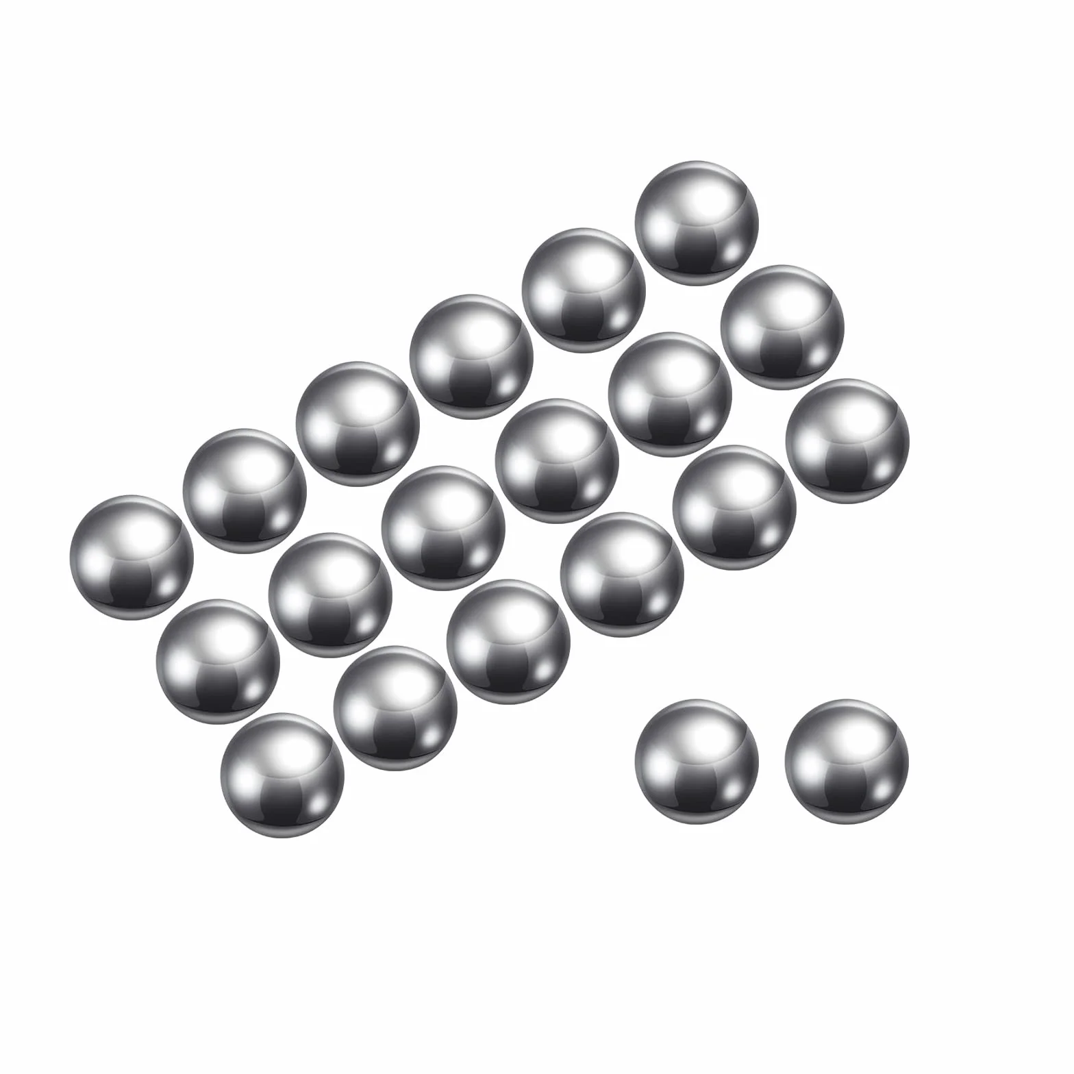 Sfere Cuscinetti in Acciaio Carbonio 9mm Lucidate Precisione Macchinari Industriali 100pz
