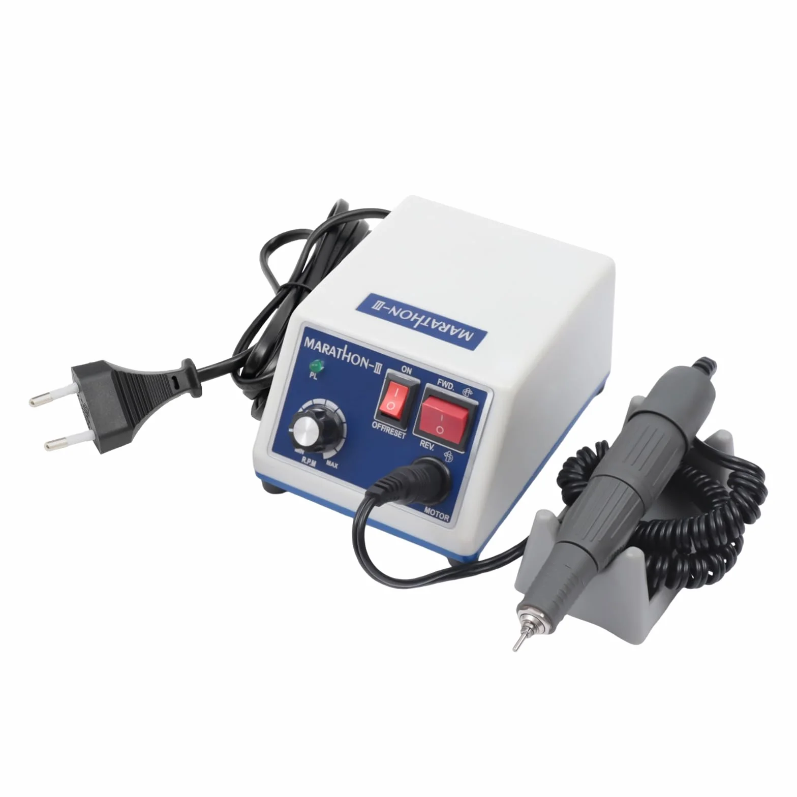 Micromotore da laboratorio, 0-35,000 rpm, motore elettrico da 2,35 mm, portabilità 65 W, lucidatrice per, gioiellieri, artigiani, attrezzature da laboratorio