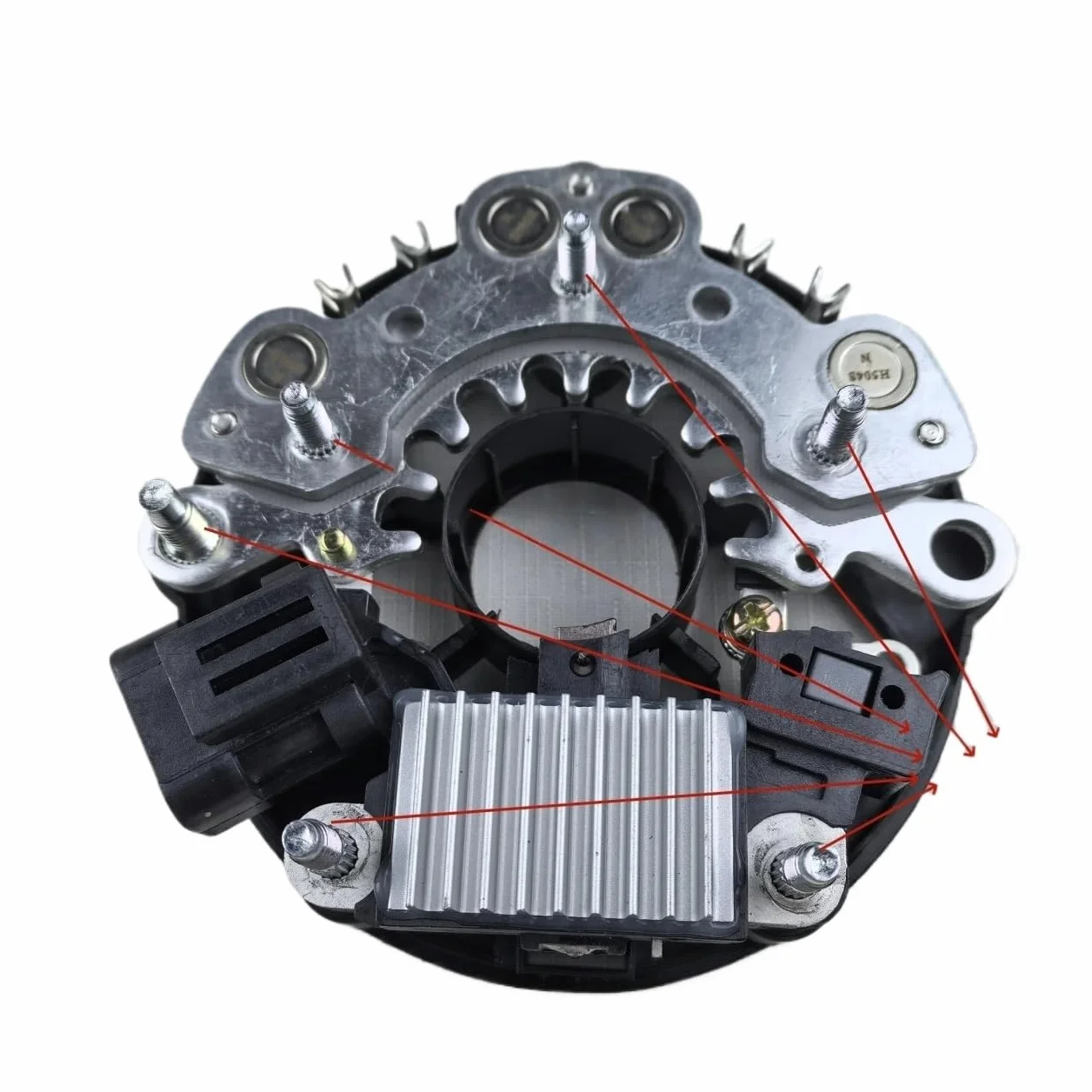 Ponte raddrizzatore per generatore Gruppo raddrizzatore e regolatore a ponte di diodi alternatore B1-H7388A IHR738+IH738 HI11410ZT — Abete Per Nissan LR190-753 raddrizzatore monofase