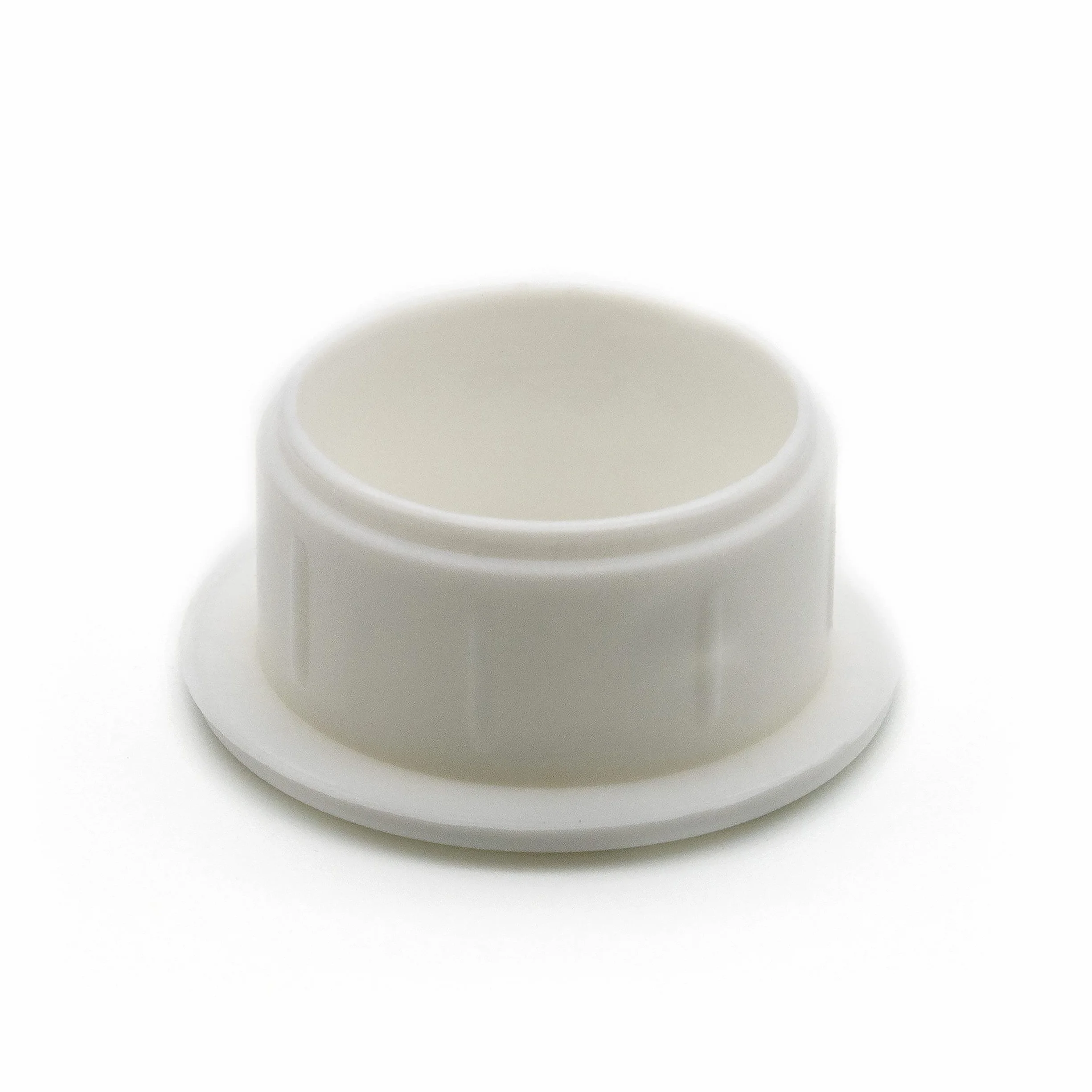 Enkotrade 36 Tappi di Copertura Bianco 8x4 Foro Ø 4 mm Copertura Tubo in Polietilene
