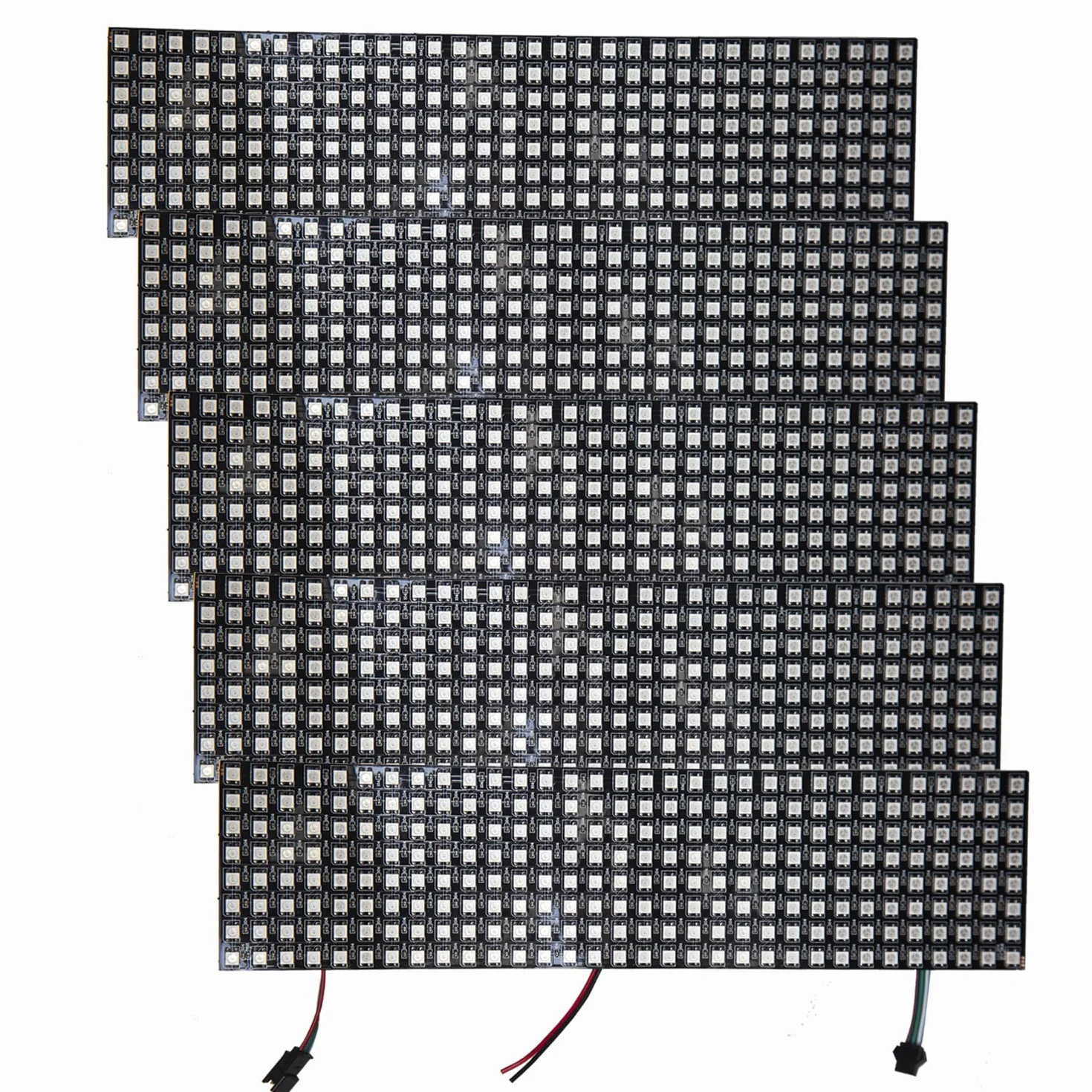 AZDelivery 5 moduli LED Matrix WS2812B RGB adattabili individualmente WS2811 WS2812 IC LED Pixel Panel con una matrix Screen Board con supporto RGB