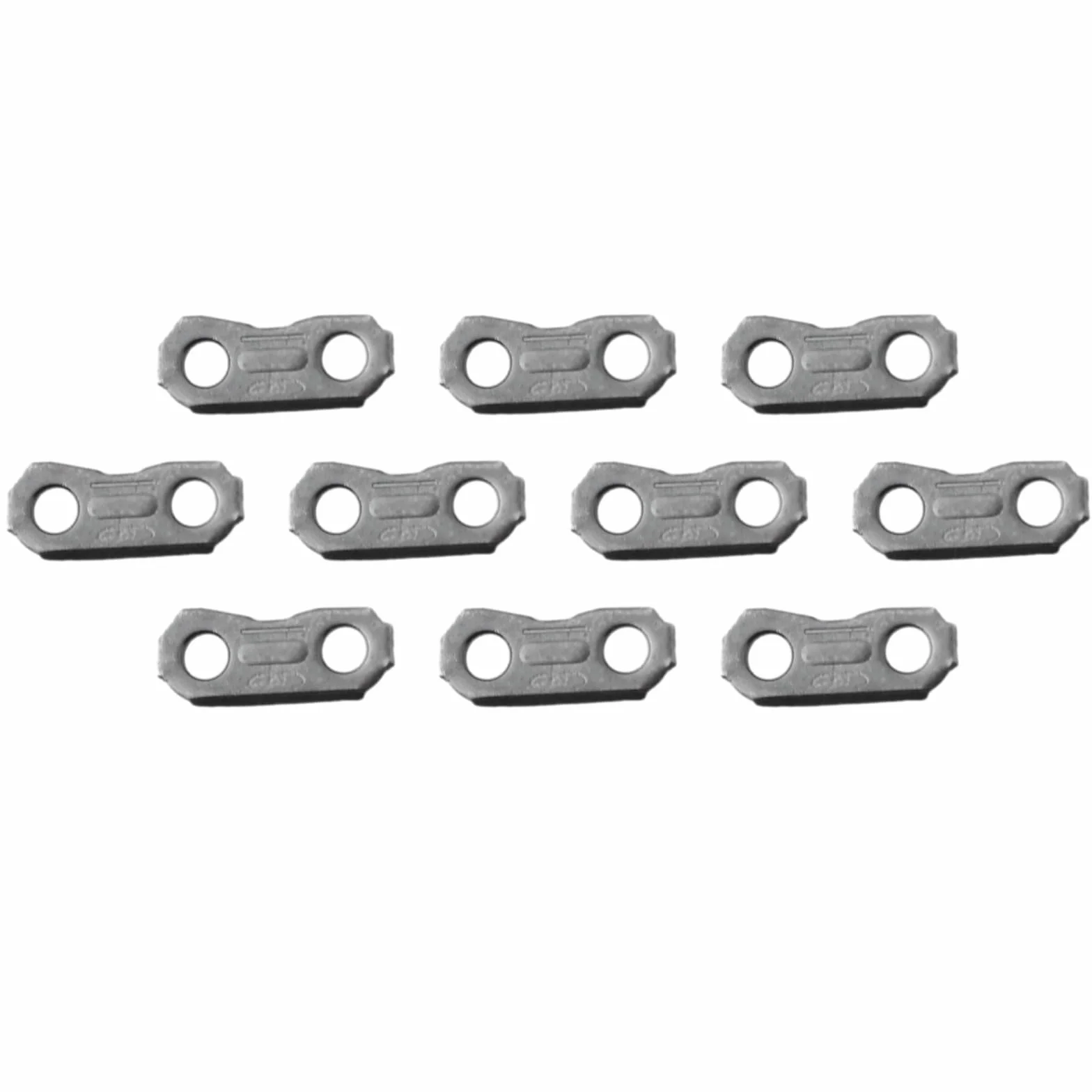 10 maglie in acciaio per motosega 325 058, dimensioni 1,5 x 0,5 cm, adatte per riparazioni e sostituzioni della catena della motosega