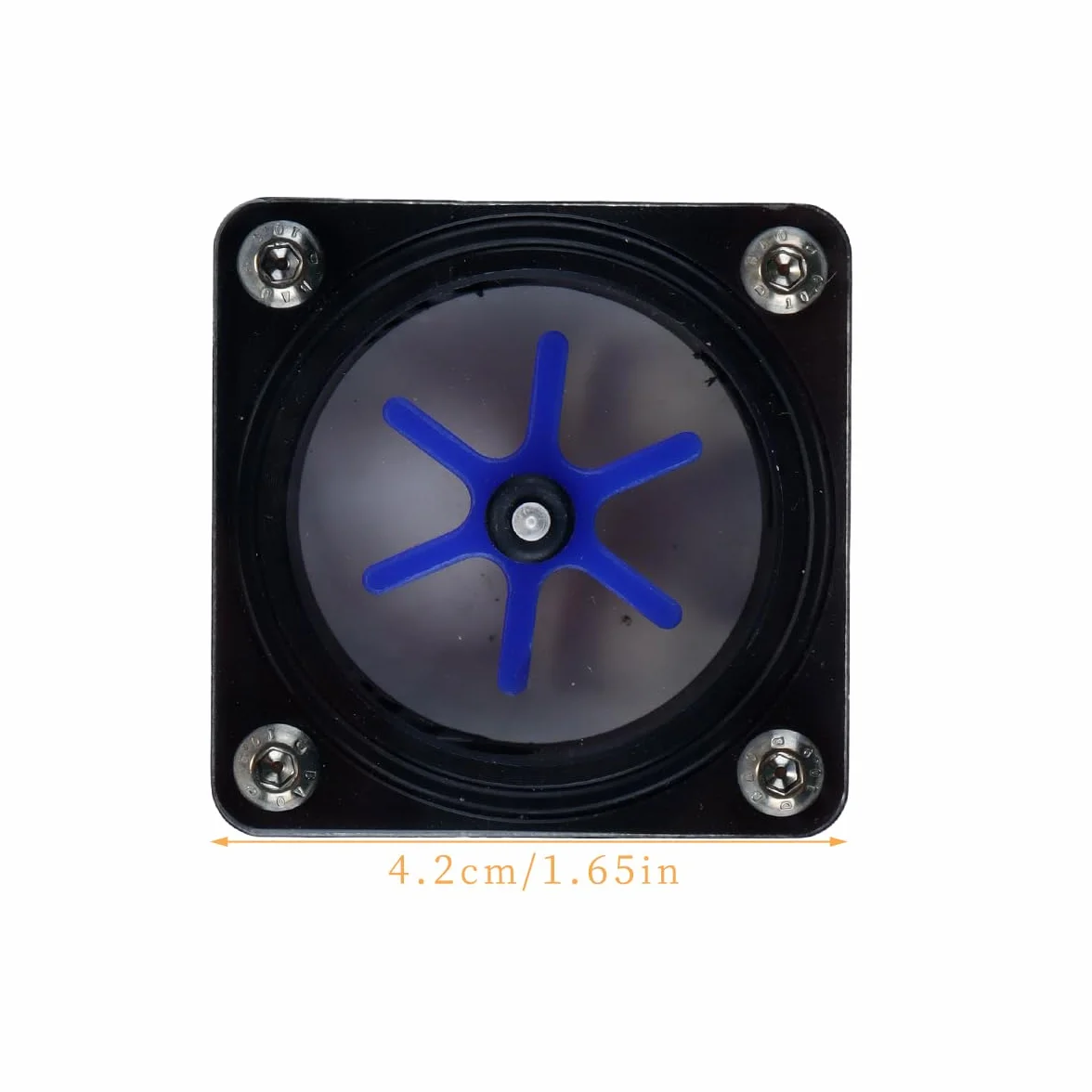 Ausi Misuratore di portata G1/4 per raffreddamento ad acqua PC 6 giranti indicatore di flusso 3 vie
