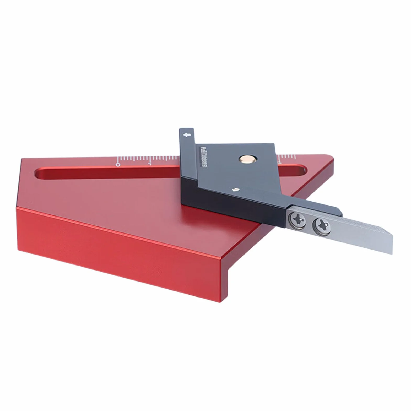 Strumento di calibrazione per la lavorazione del legno, righello di centraggio, calibro di altezza 0-58 mm per progetti di falegnameria e accessori per utensili elettrici
